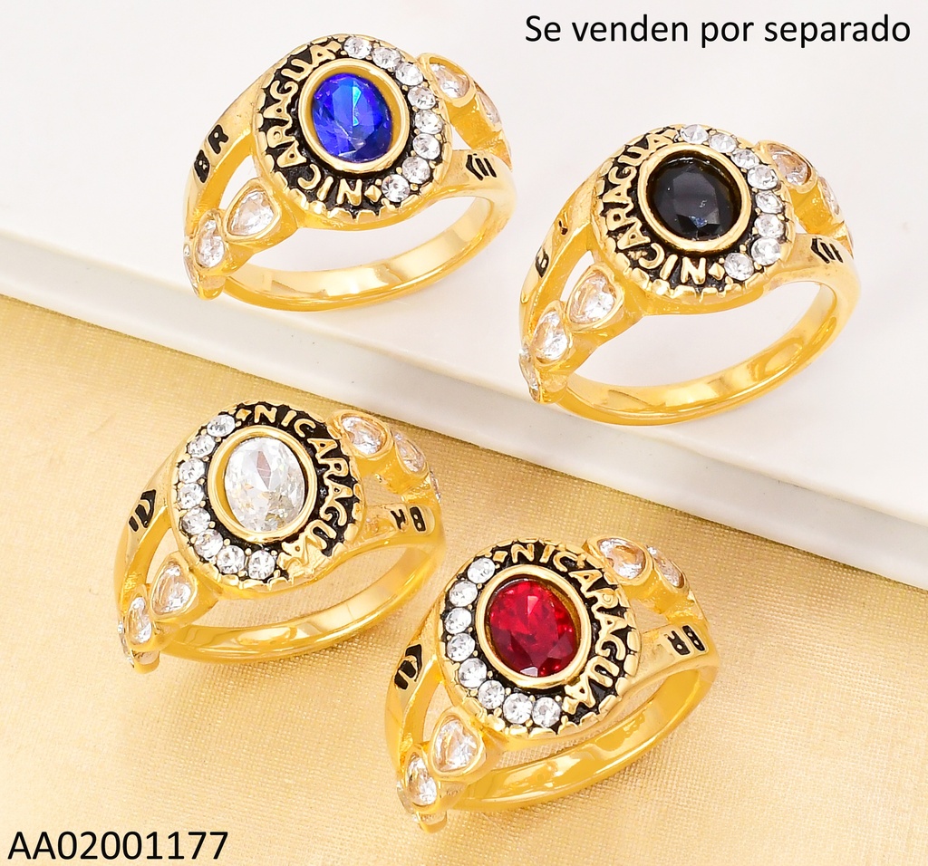 ANILLO GRADUACION BR NICARAGUA🤍🤍🤍 COL.SURT RA684