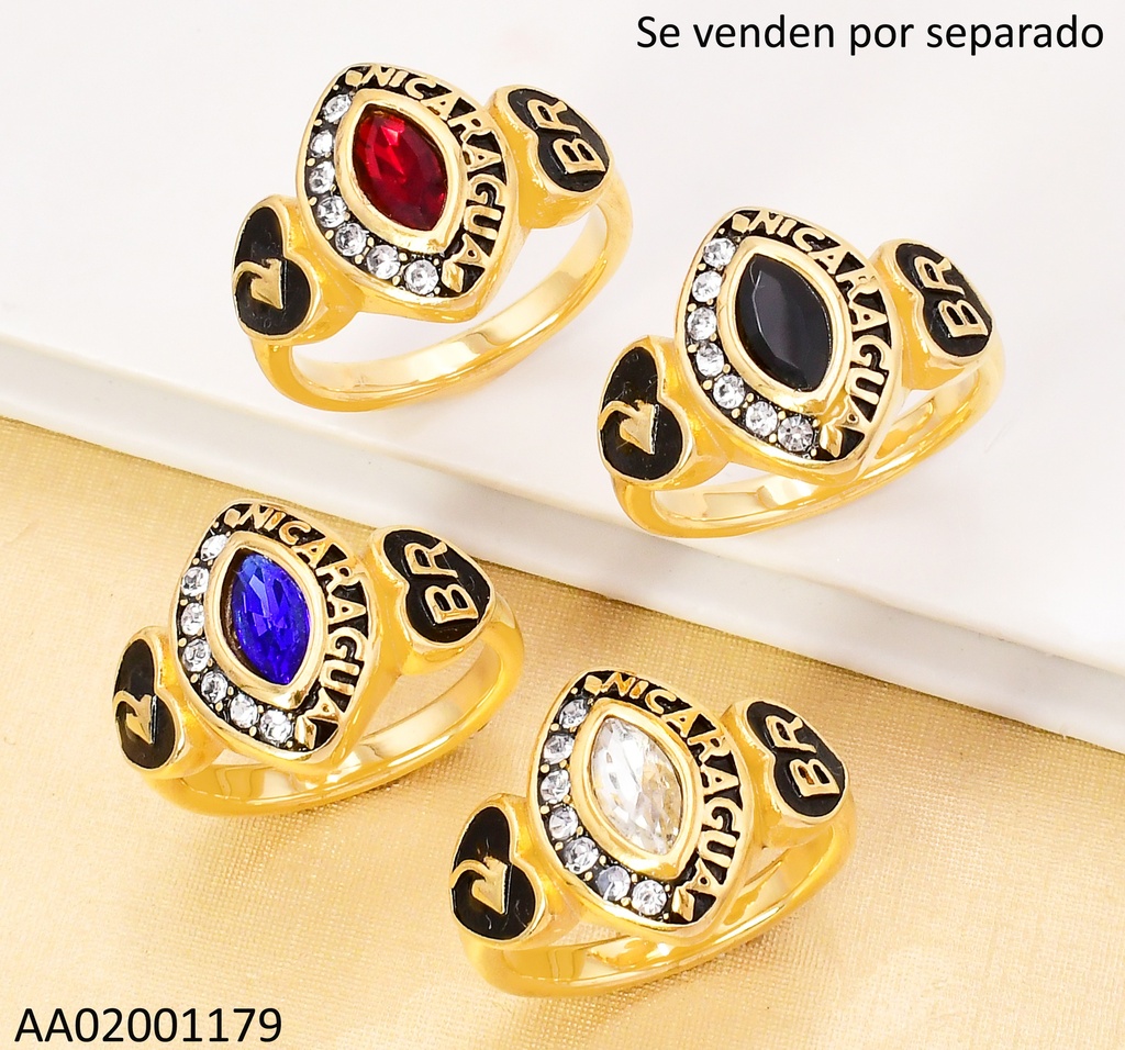 ANILLO GRADUACION🖤 NICARAGUA🖤 COL.SURT RA680-