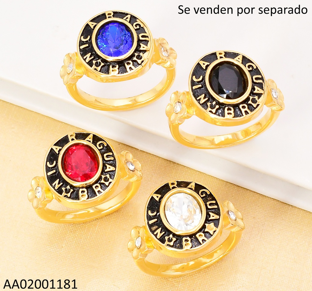 ANILLO GRADUACION OV NICARAGUA💮 COL.SURT RA678