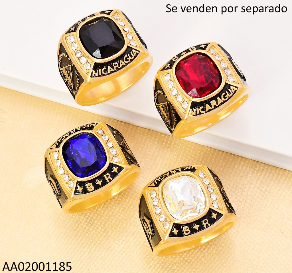 ANILLO GRADUACION NICARAGUA BR ESCUDO COL.SURT RA652