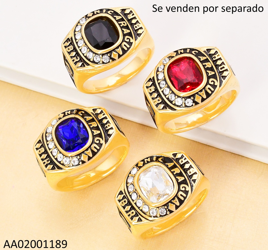 ANILLO MESA GRADUACION NICARAGUA ◊B◊R◊COL.SURT RA654