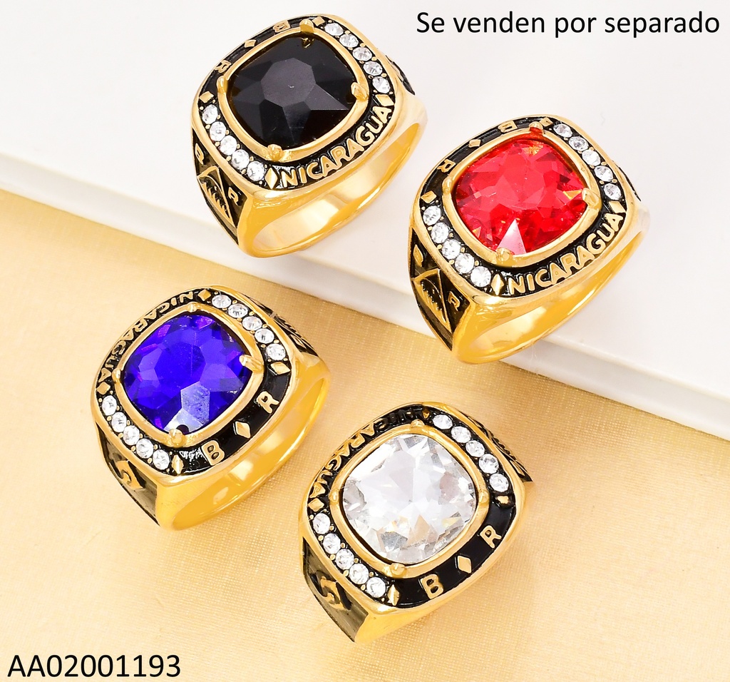 ANILLO GRADUACION🎓NICARAGUA B ESCUDO R COL.SURT RA664