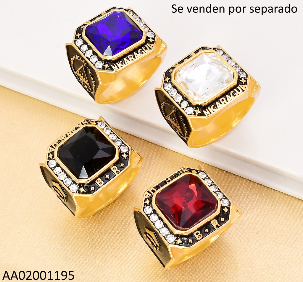 ANILLO GRADUACION NICARAGUA ⭐B ⭐R ⭐COL.SURT RA650