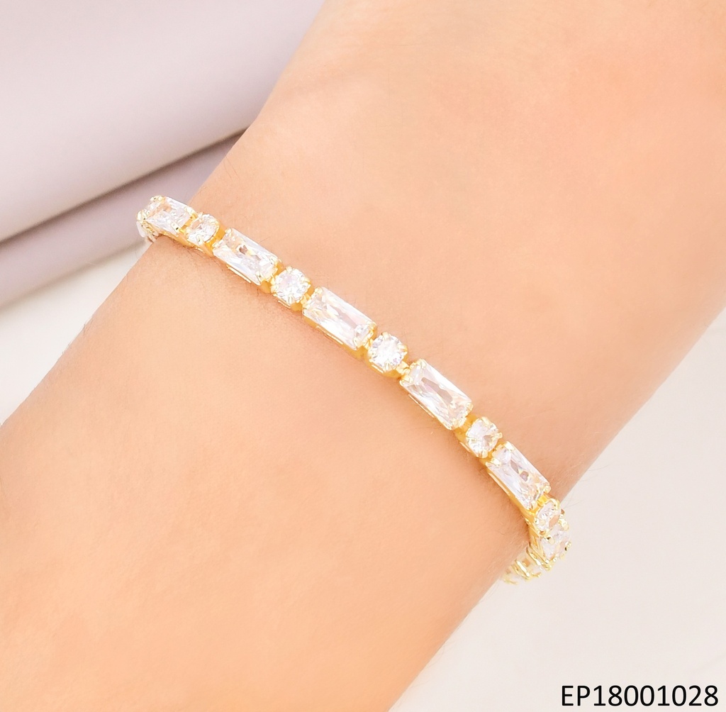 PULSERA ZIRCONIAS RECTANG-CUADRO BE509-318