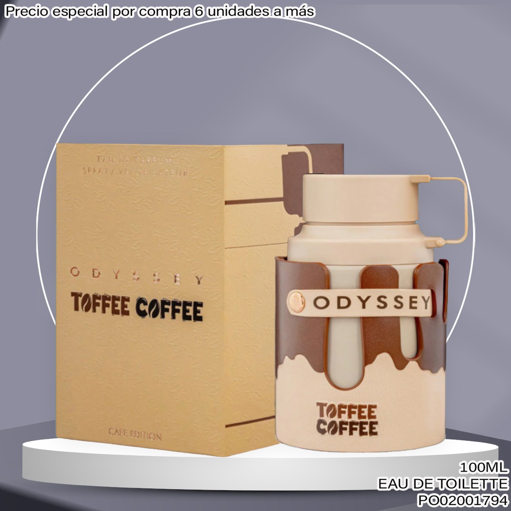 PERFUME TOFFEE COFFEE ODYSSEY CAFE EDIT EDP 100ML