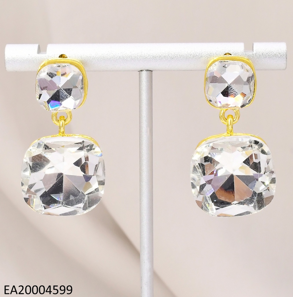 ARETES ZIRC.CUADRO PQ/CUADRO MD EE4038-9