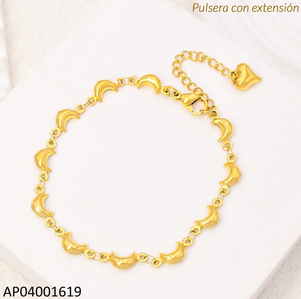 PULSERA MEDIA LUNA LISA KB204580-AQ