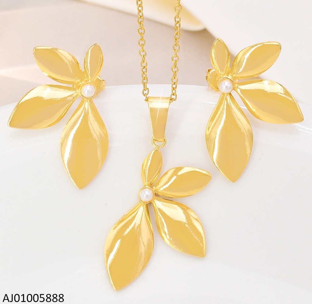 SET MEDIA FLOR 4 PET.LATERALES CENTRO PERLITA SA1043-270