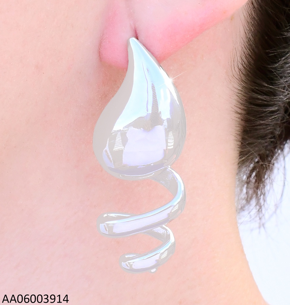 ARETES PLAT BOTEGA C/ COLGANTES EA1231-45