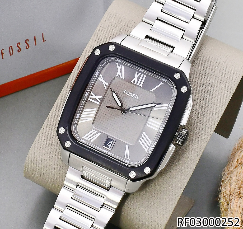 RELOJ FOSSIL ANALOGO FS6122 FAJA METAL PLAT