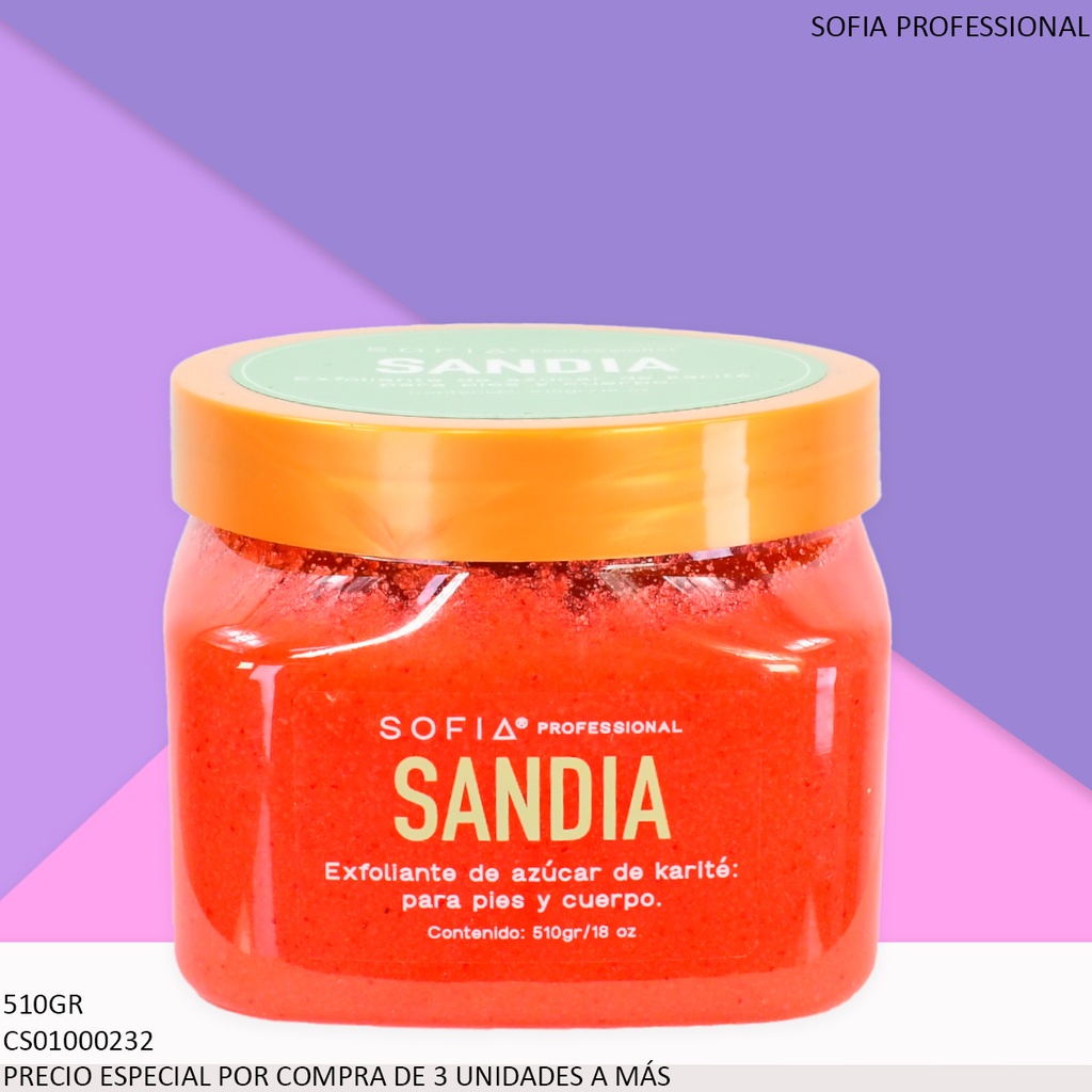 EXFOLIANTE CUERPO SOFIA SANDIA 510ML 90104S