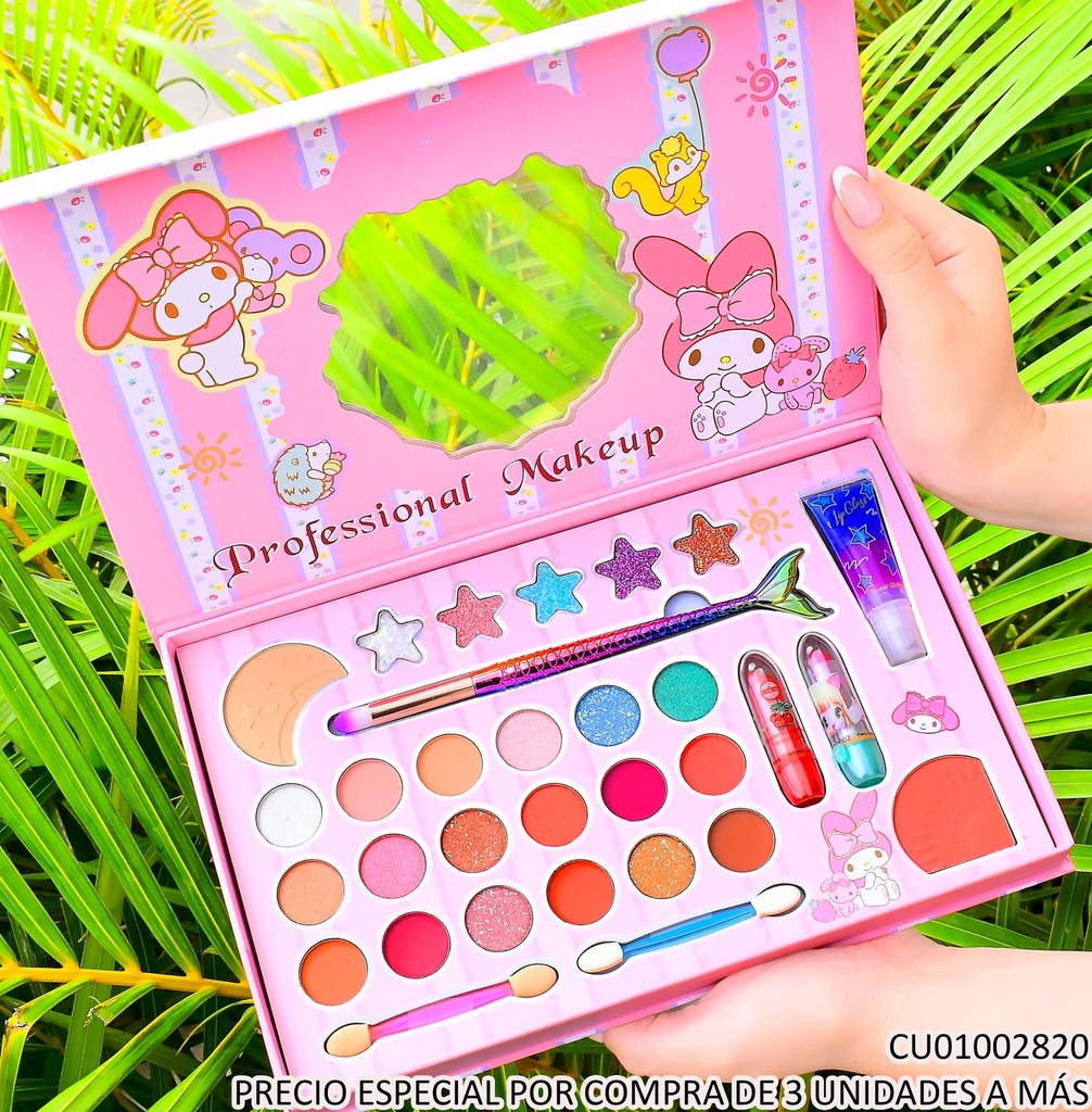 SET INFANTIL MAQUILLAJE COMPLETO MY MELODY V6319