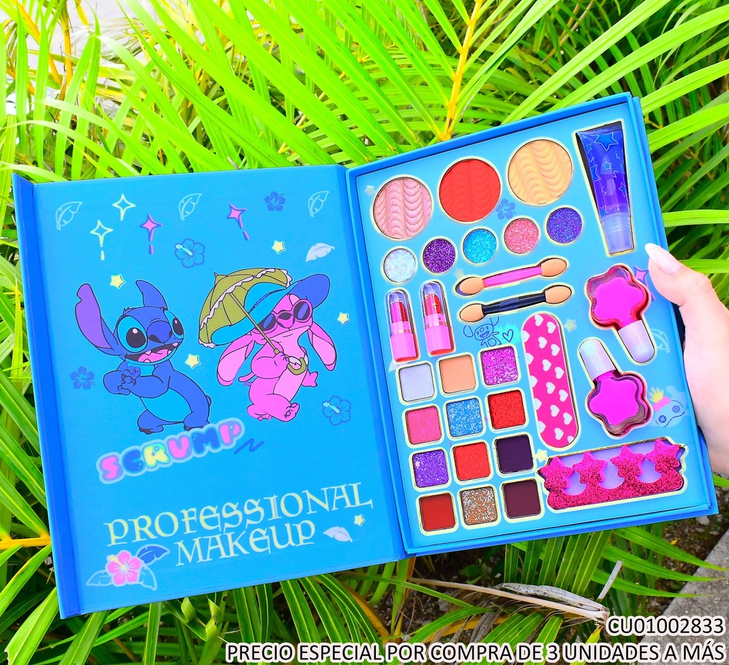 SET INFANTIL MAQUILLAJE STITCH 29EN1 C1503