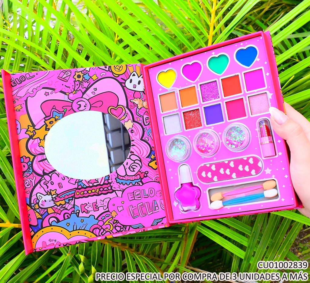 SET INFANTIL MAQUILLAJE LIBRO MELODY V6373-PB2026