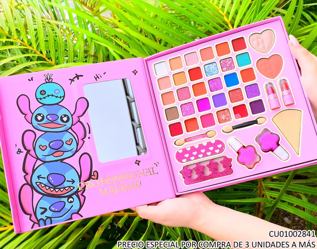 SET INFANTIL MAQUILLAJE LIBRO STITCH 41EN1 C1505