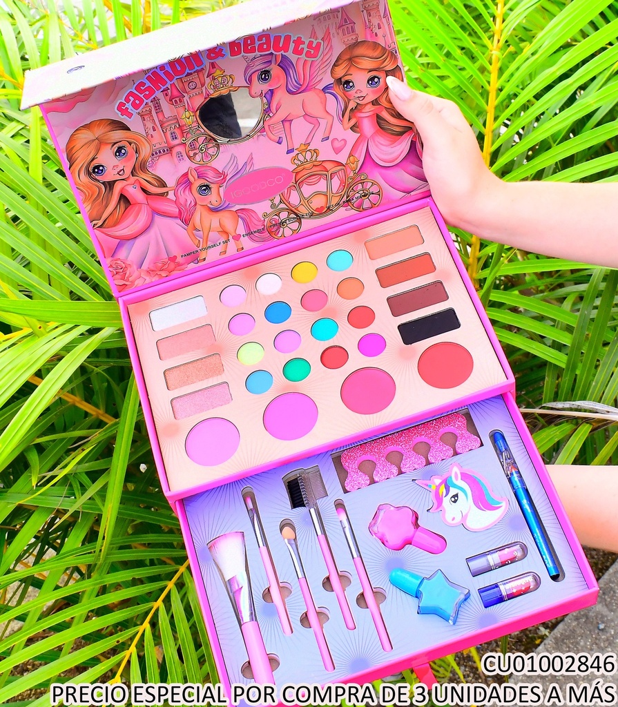 SET INFANTIL MAQUILLAJE FASHION & BEAUTY IG3146