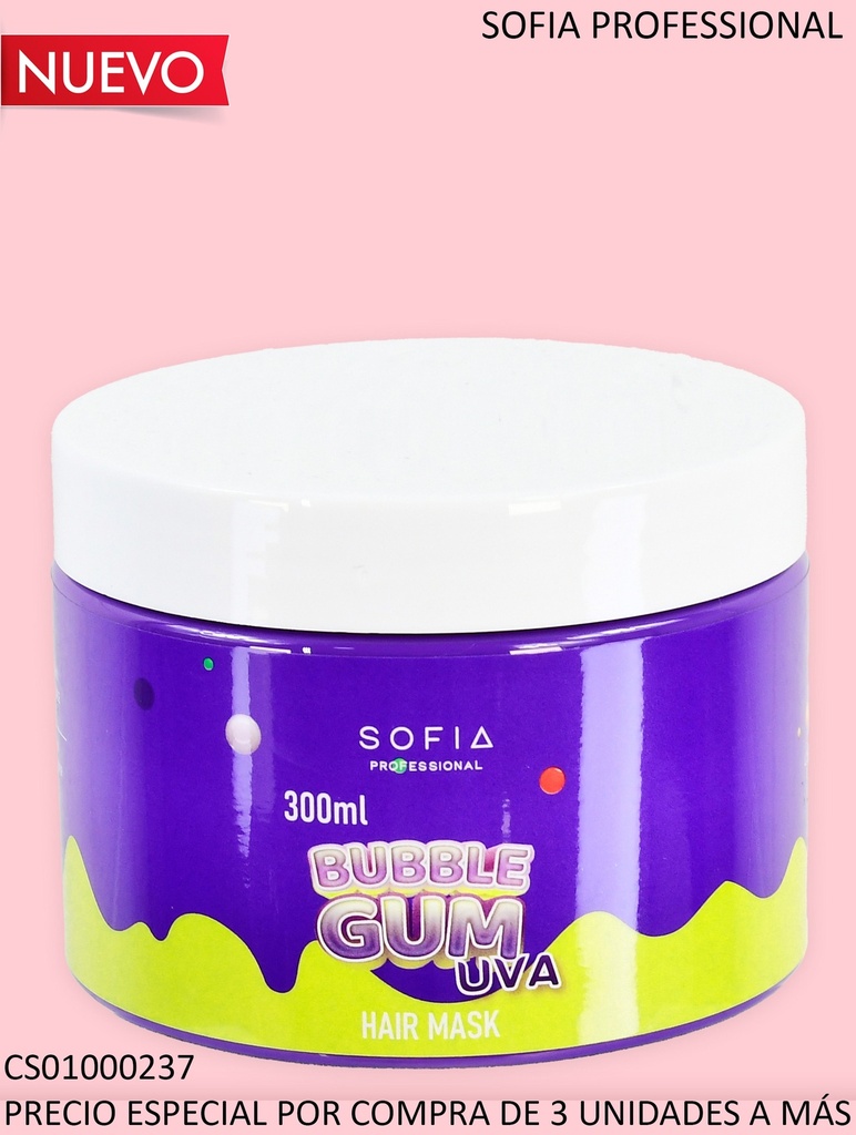 TRATAMIENTO SOFIA PROFESIONAL CHICLE UVA 300ML S305BU