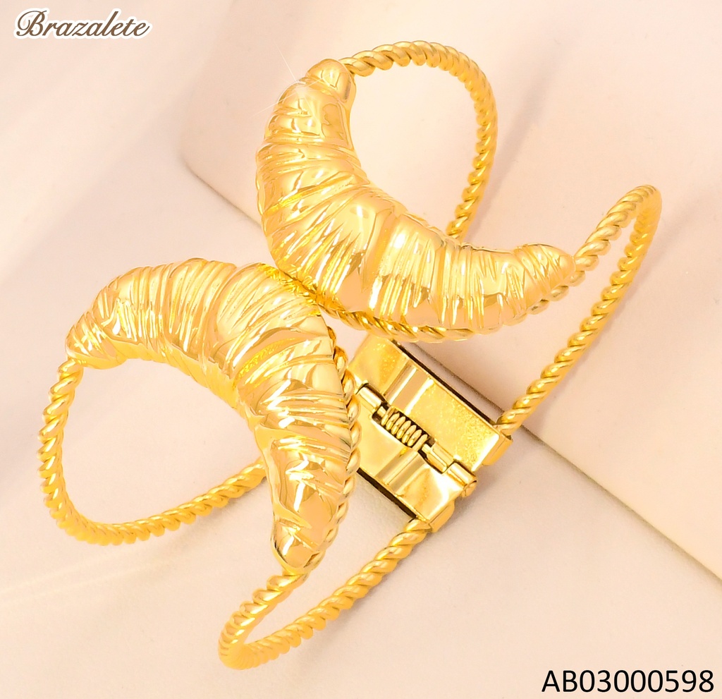 BRAZALETE DOR DOBLE CC BA2267-45