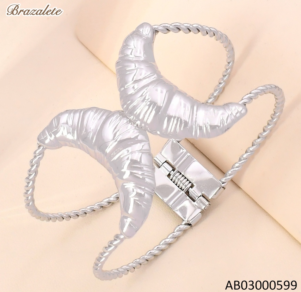 BRAZALETE PLAT DOBLE CC BA2268-45