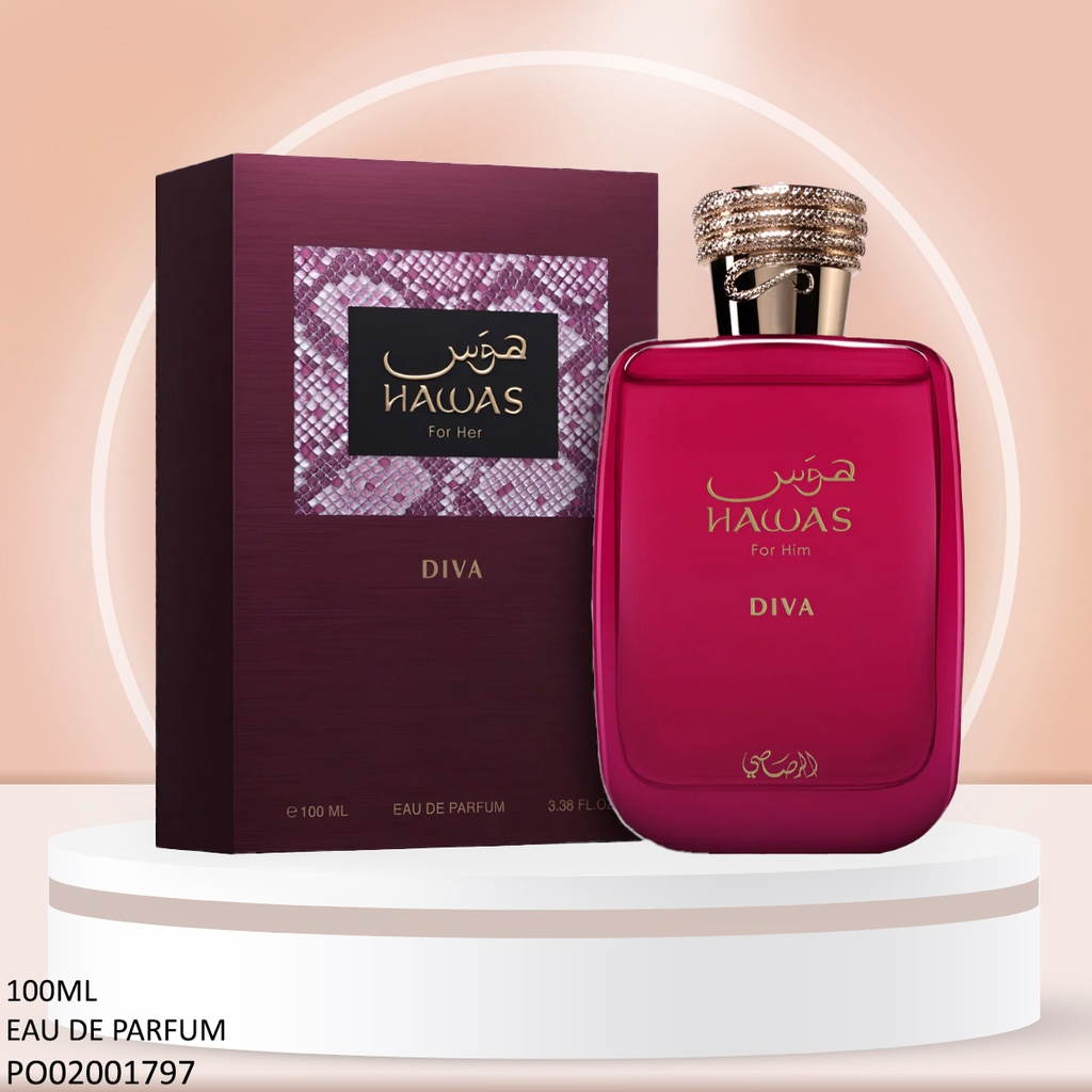 PERFUME HAWAS DIVA WOMEN 100ML EDP