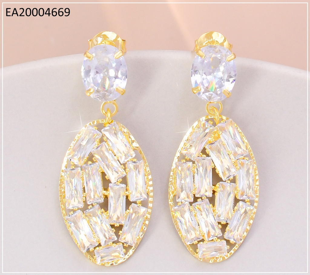 ARETES ZIRC.RD C/OV ZIRC.RECTANGULOS EE4342-355