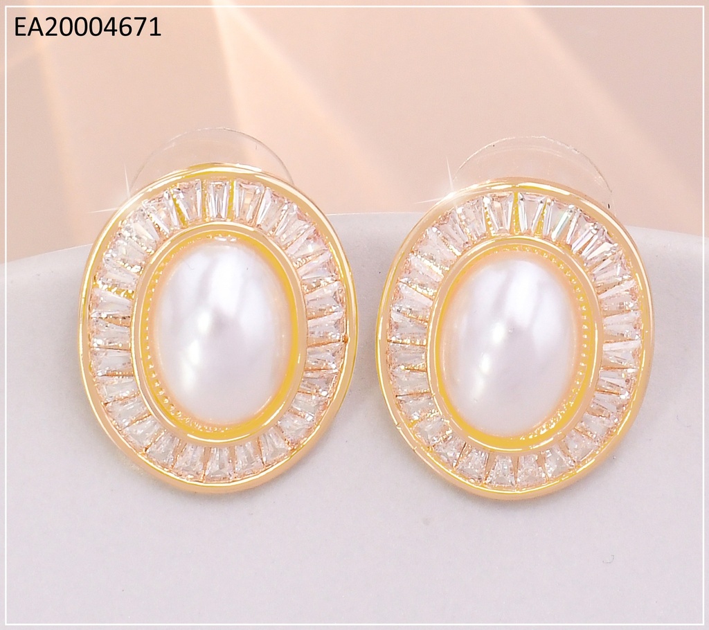 ARETES OV.PERLA CENTRO/ZIRC.BORDES EE4650-6