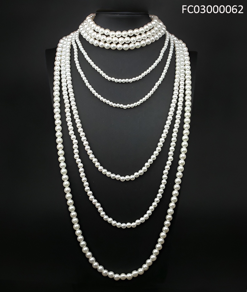COLLAR PERLAS 2PCS 3 LINEAS/5 LINEAS CE406-338