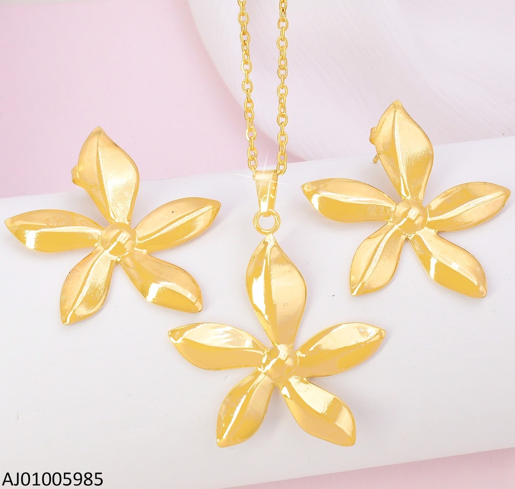 SET FLOR 5 PETALOS C/LINEA RELIEVE 10076-312