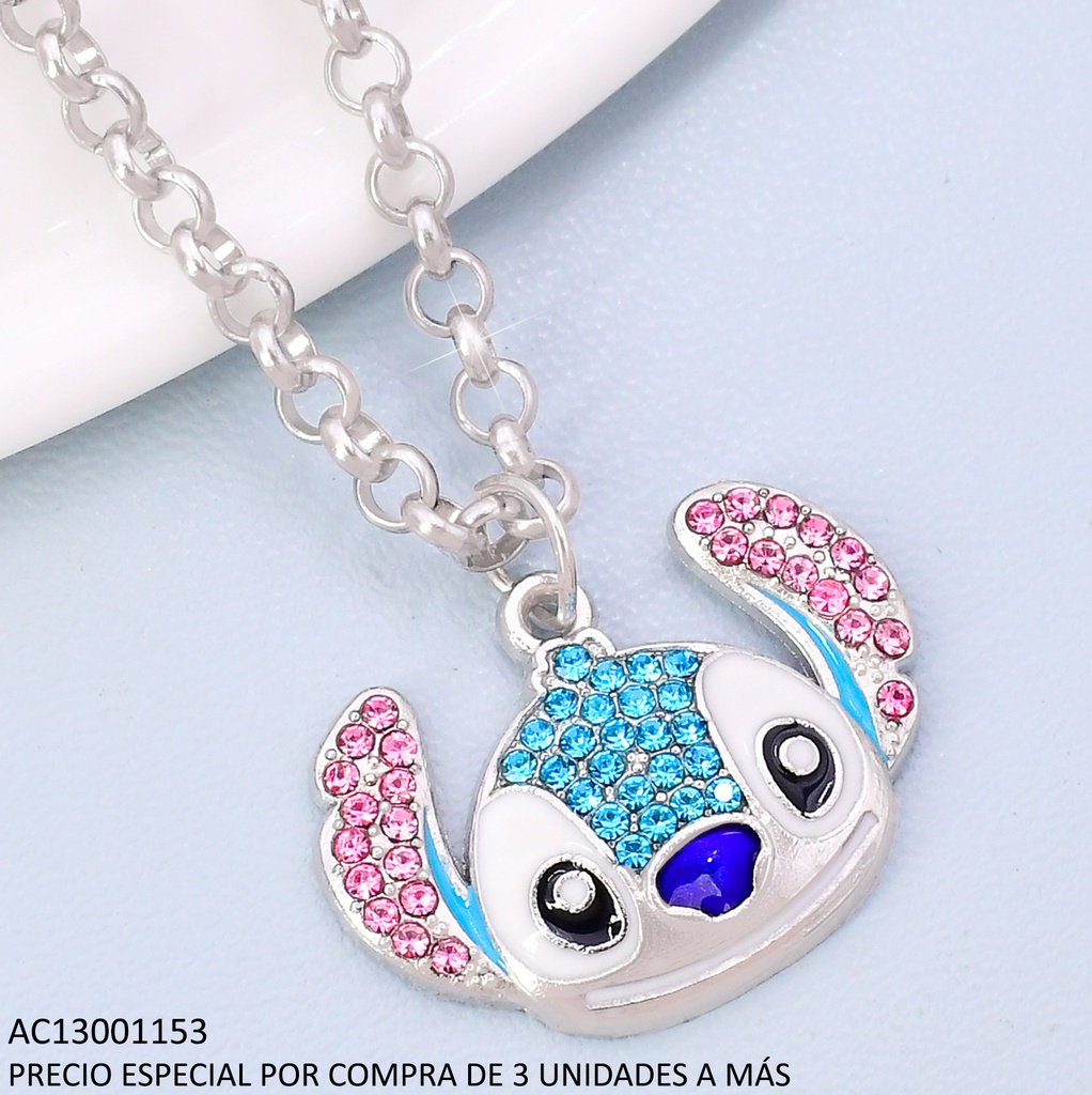 CADENA PLAT DIJE ZIRC. STICH CA511-388