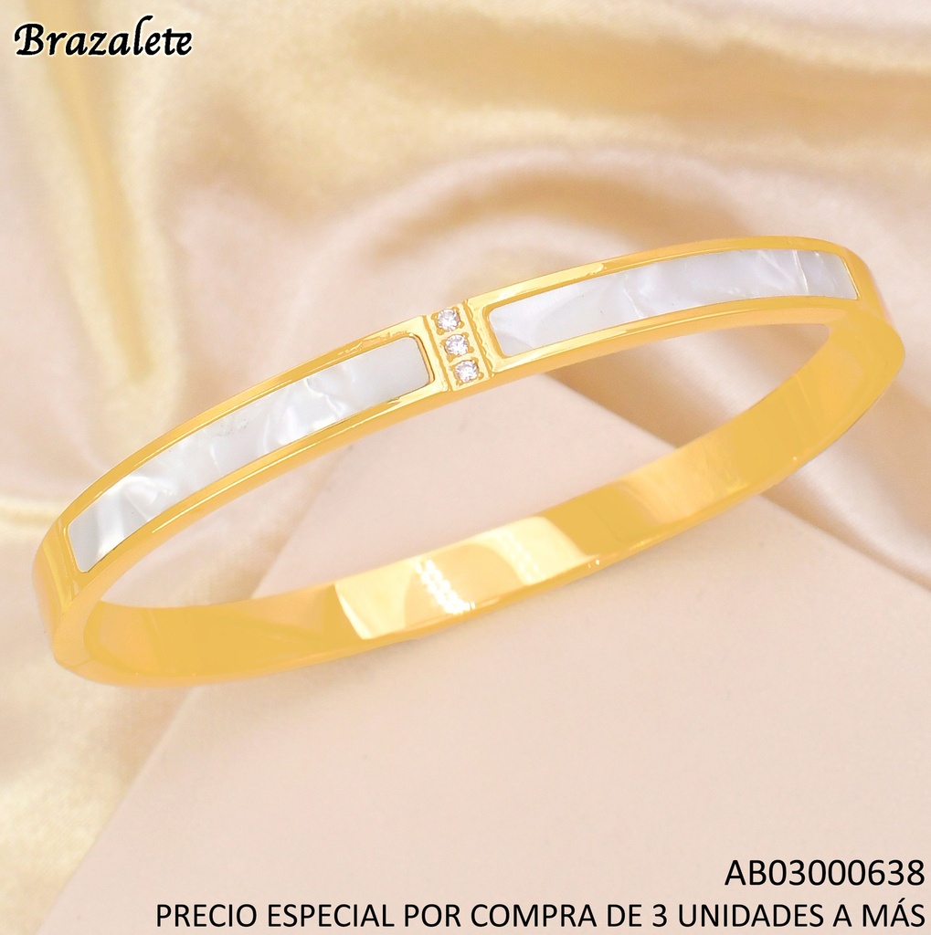 BRAZALETE LINEA NACAR/ZIRC/LINEA NACAR BA2348-208