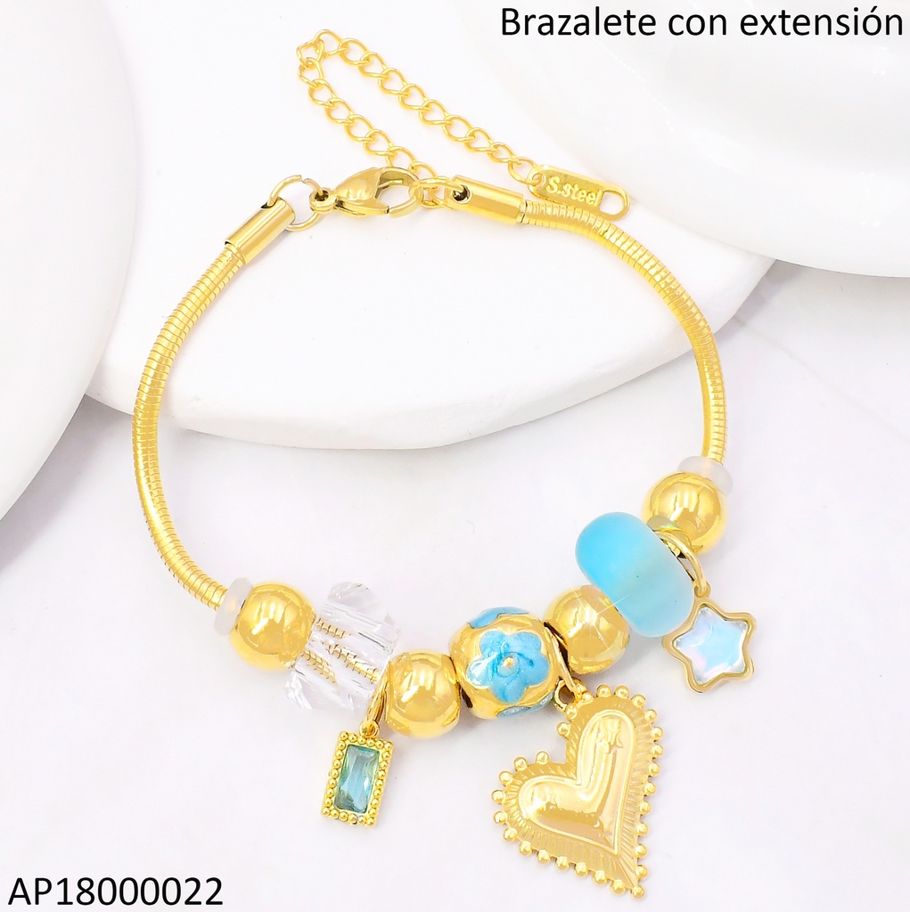 PANDORA FLEXIBLE DIJES CELESTES 💛 PUNTEADO BA2171-45