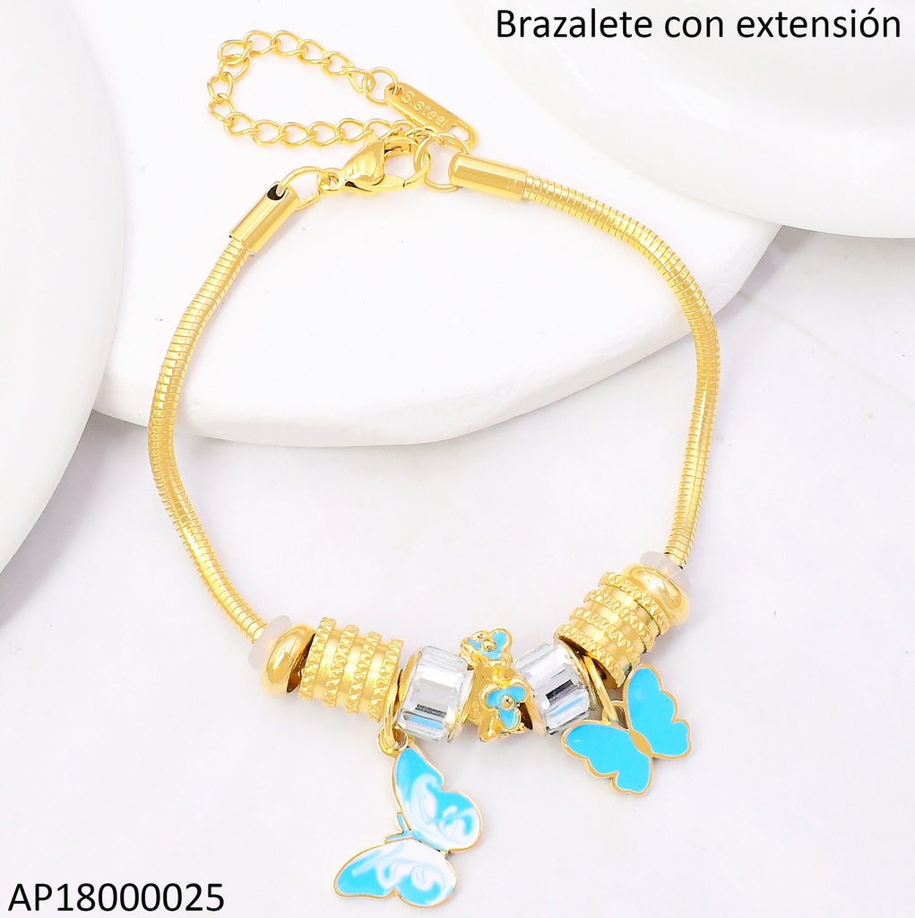 PANDORA FLEXIBLE DIJES DOR/CELESTES MARIPOSA BA2210-45