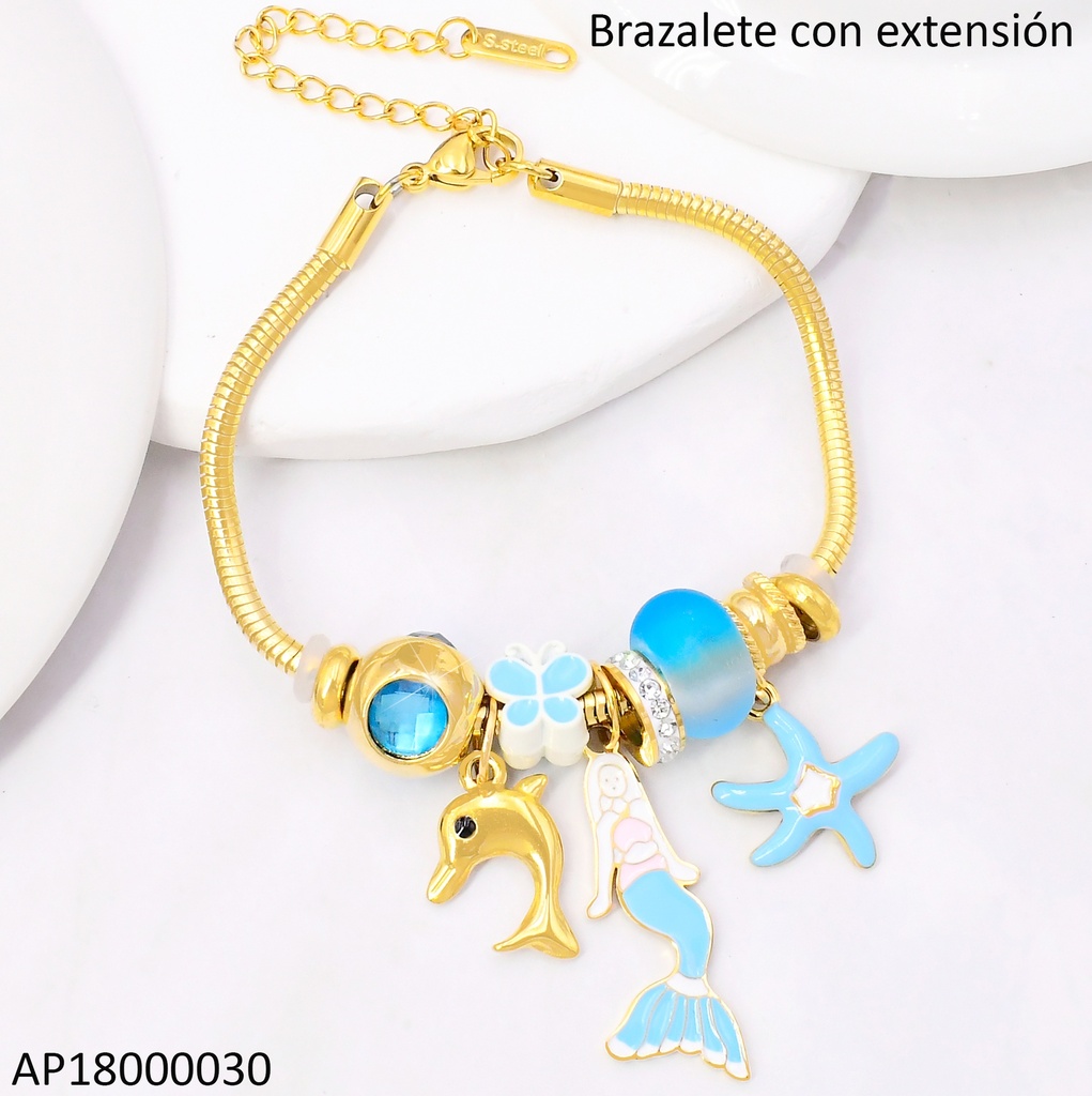 PANDORA FLEXIBLE DIJES CELESTES/DELFIN BA2213-45