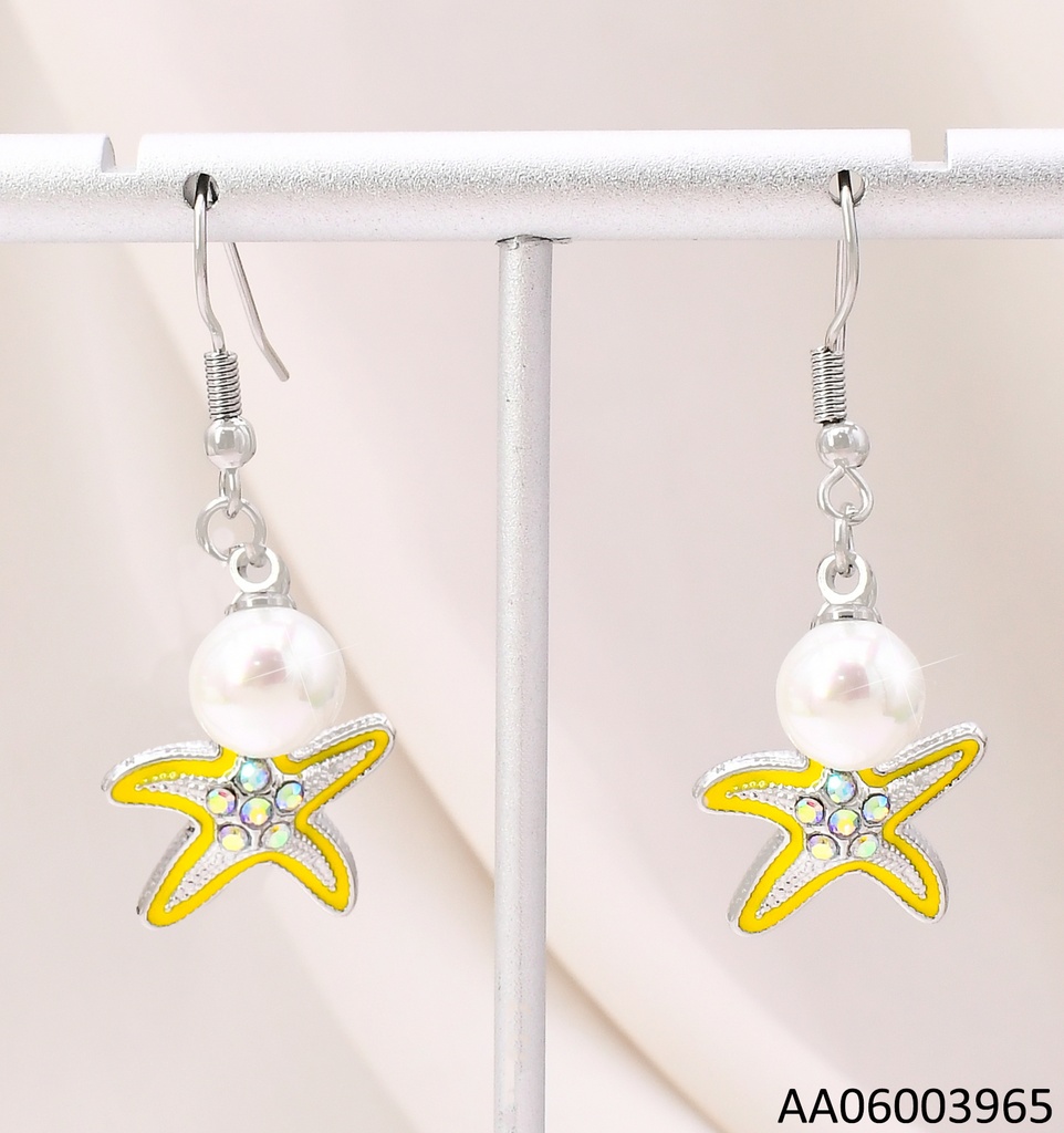 ARETES PLAT.PERLA/ESTRELLA DE MAR KE102720