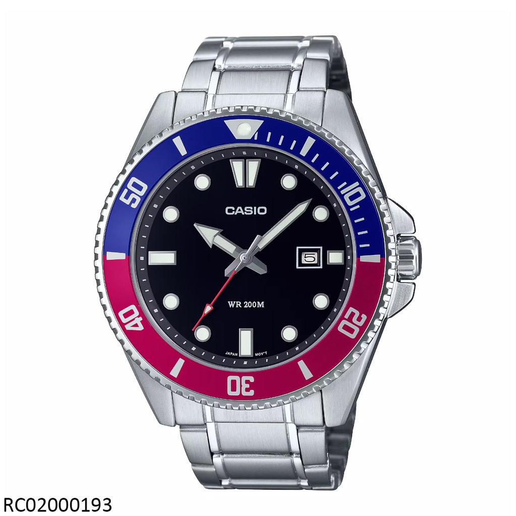 RELOJ CASIO ANALOGO CAB MDV-107D-1A3VDF METAL PLAT.