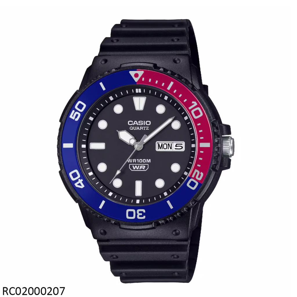 RELOJ CASIO ANALOGO CAB MRW-230H-1E2VDF SILICON NEGRO