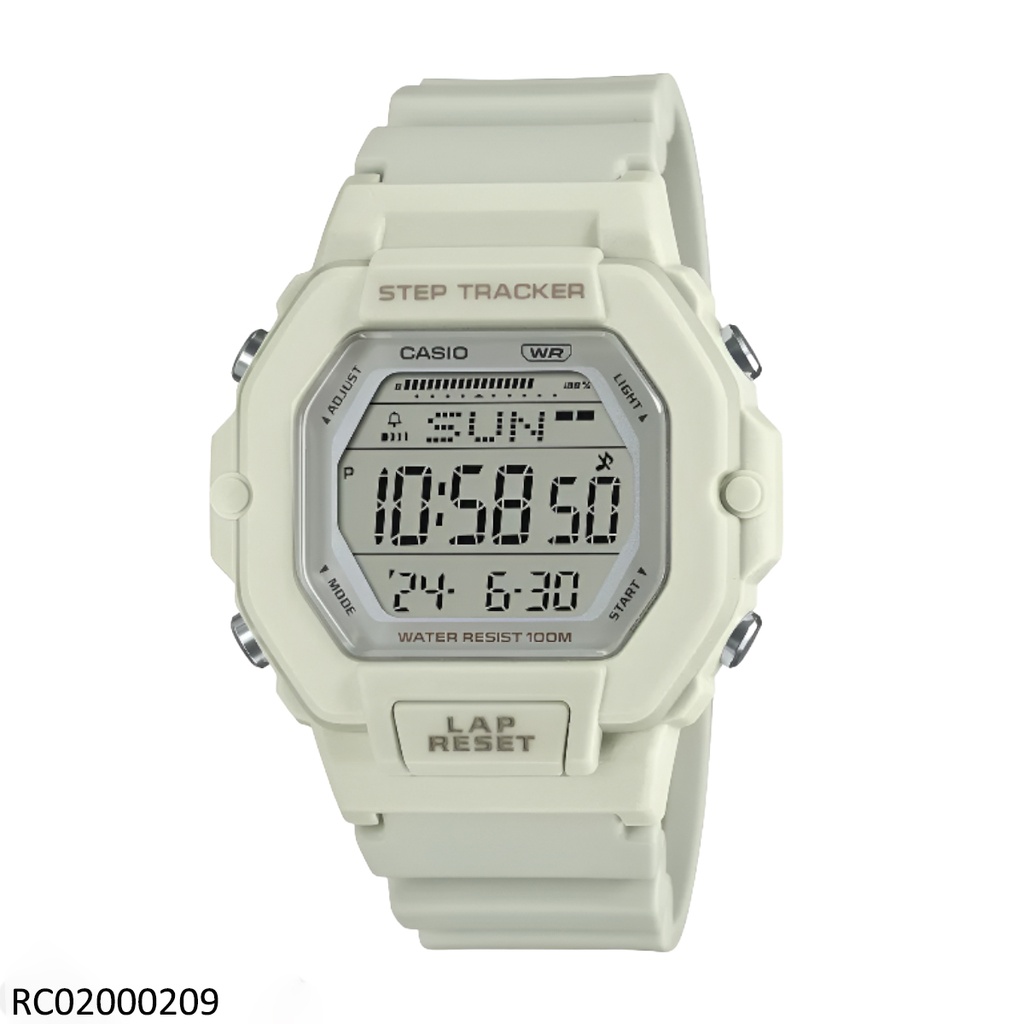 RELOJ CASIO DIGITAL DAMA LWS-2200H-8AVDF SILICON BEIGE