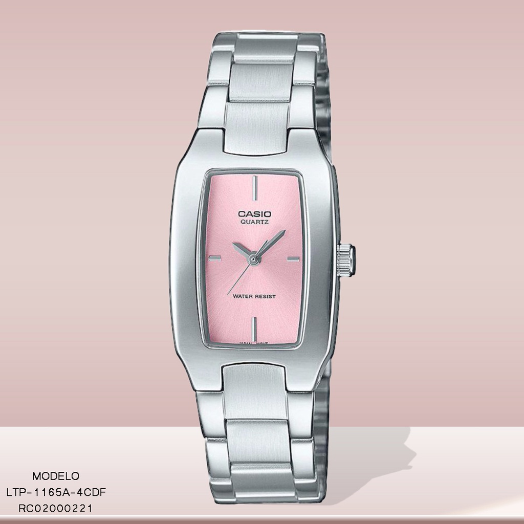 RELOJ CASIO ANALOGO DAMA LTP-1165A-4CDF METAL PLAT