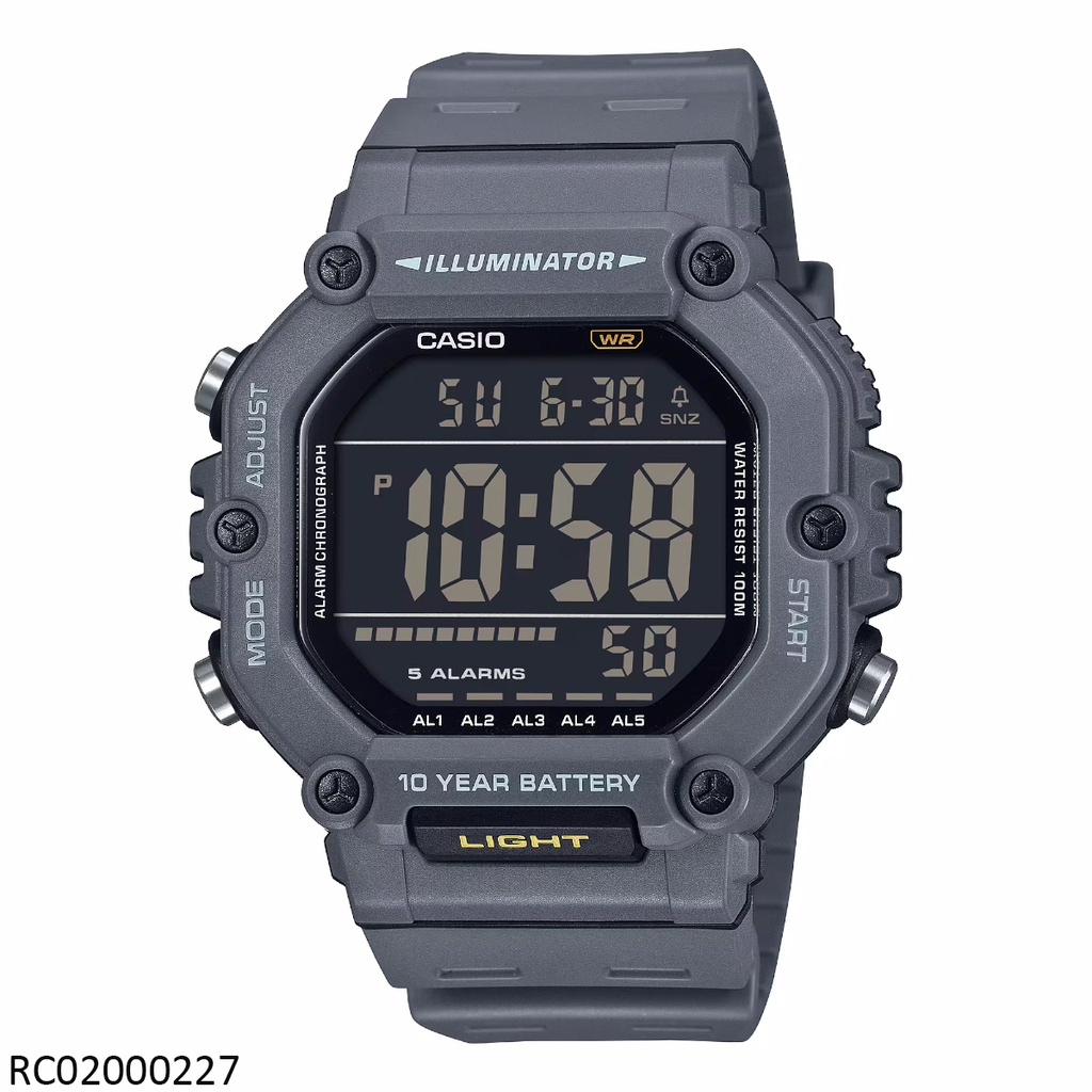 RELOJ CASIO DIGITAL CAB AE-1600H-8BVDF SILICON GRIS