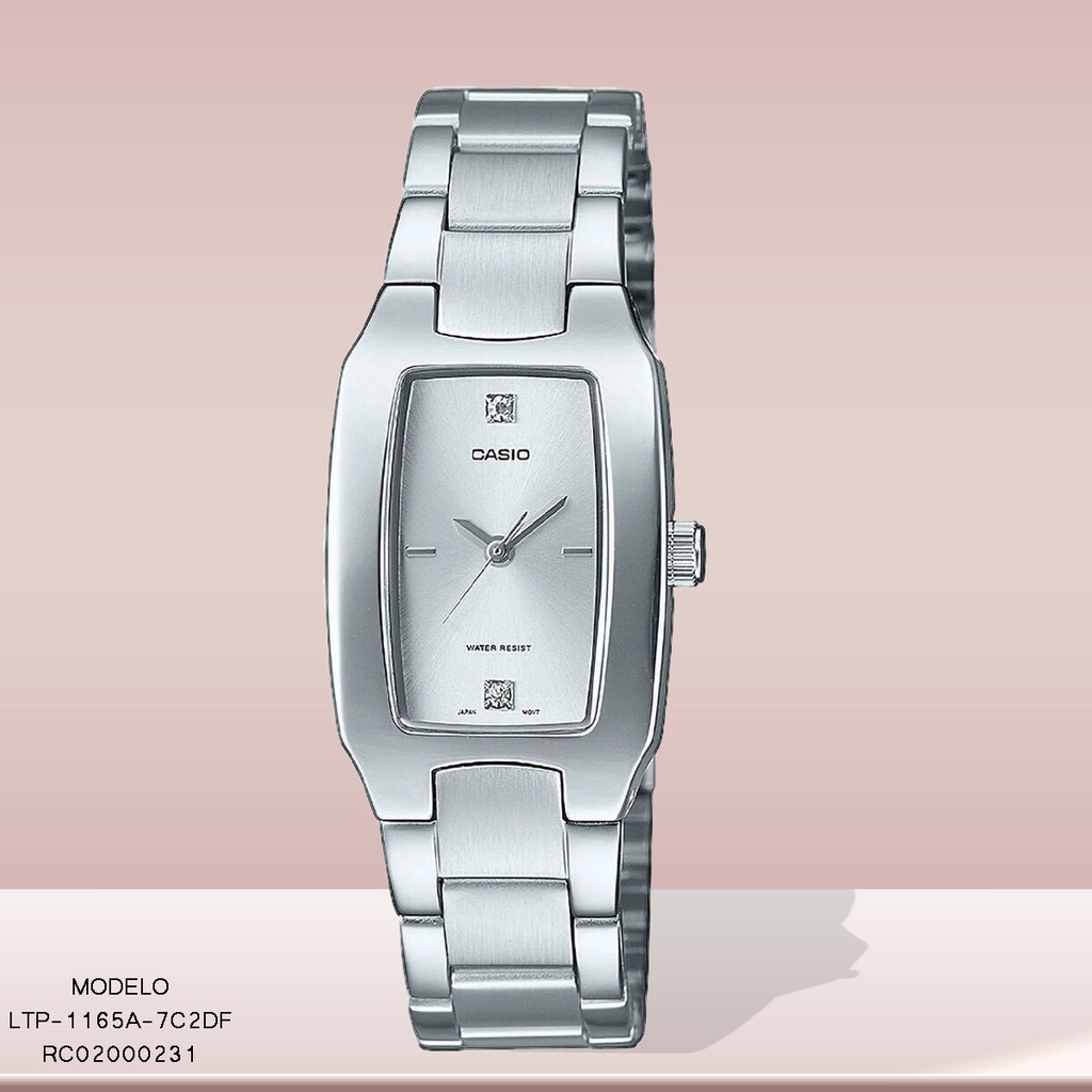 RELOJ CASIO ANALOGO DAMA LTP-1165A-7C2DF METAL PLAT