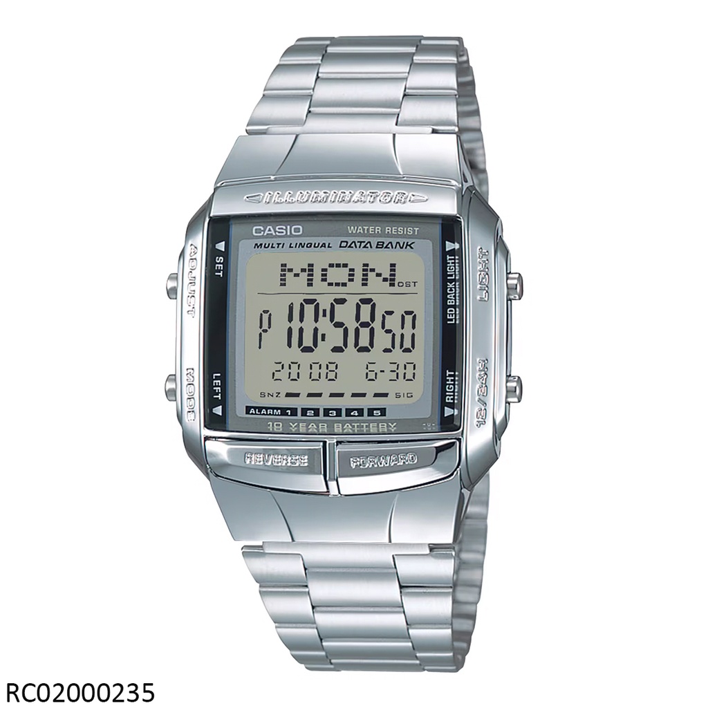 RELOJ CASIO DIGITAL CAB DB-360-1ADF METAL PLAT.
