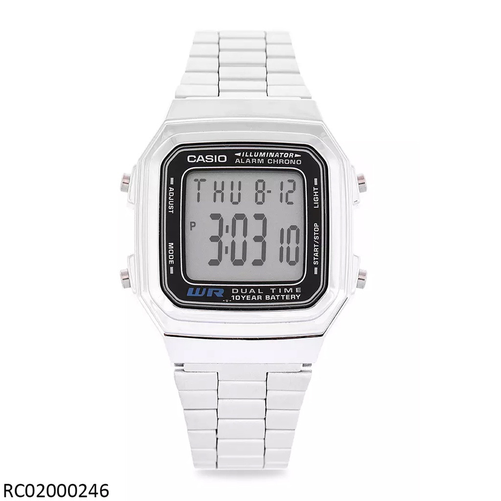 RELOJ CASIO DIGITAL CAB A178WA-1ADF METAL PLAT.