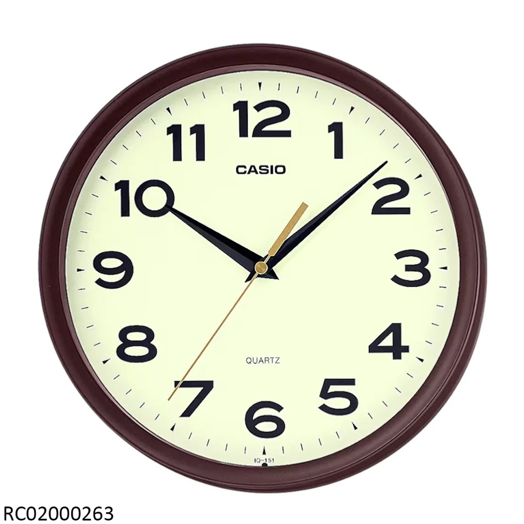 RELOJ CASIO DE PARED BLACK IQ-151-5DF