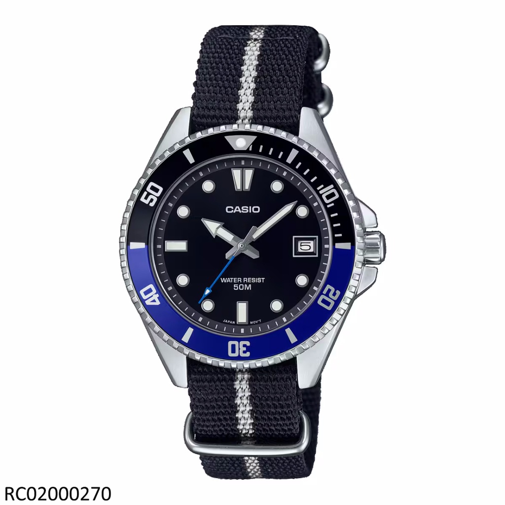 RELOJ CASIO ANALOGO CAB MDV-10C-1A2VDF FAJA AJUST.