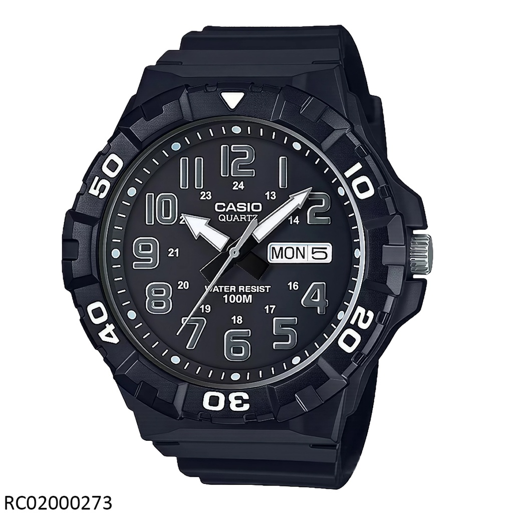 RELOJ CASIO ANALOGO CAB MRW-210H-1AVDF SILICON NEGRO