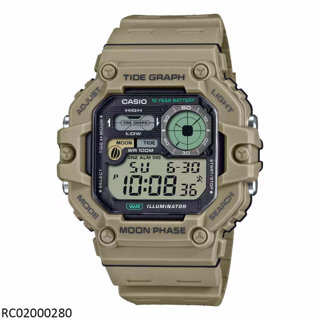 RELOJ CASIO DIGITAL CAB WS-1700H-5AVDF SILICON VERDE