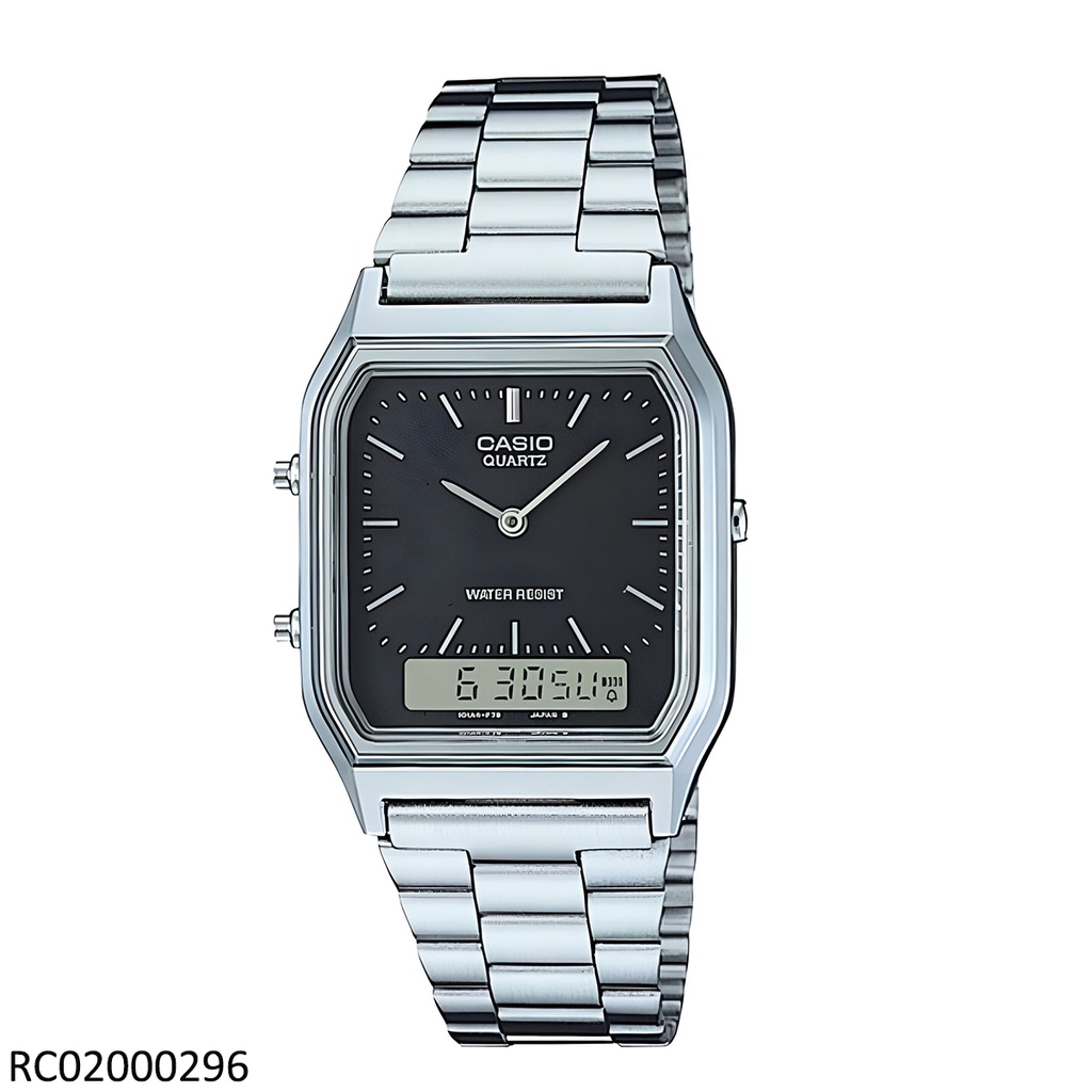 RELOJ CASIO ANALOGO CAB AQ-230A-1DMQ METAL PLAT