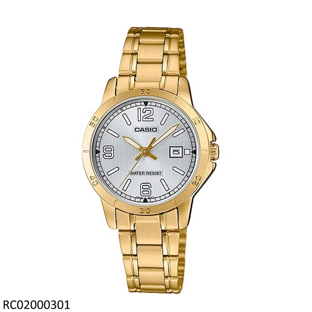 RELOJ CASIO ANALOGO DAMA LTP-V004G-7B2UDF METAL DOR
