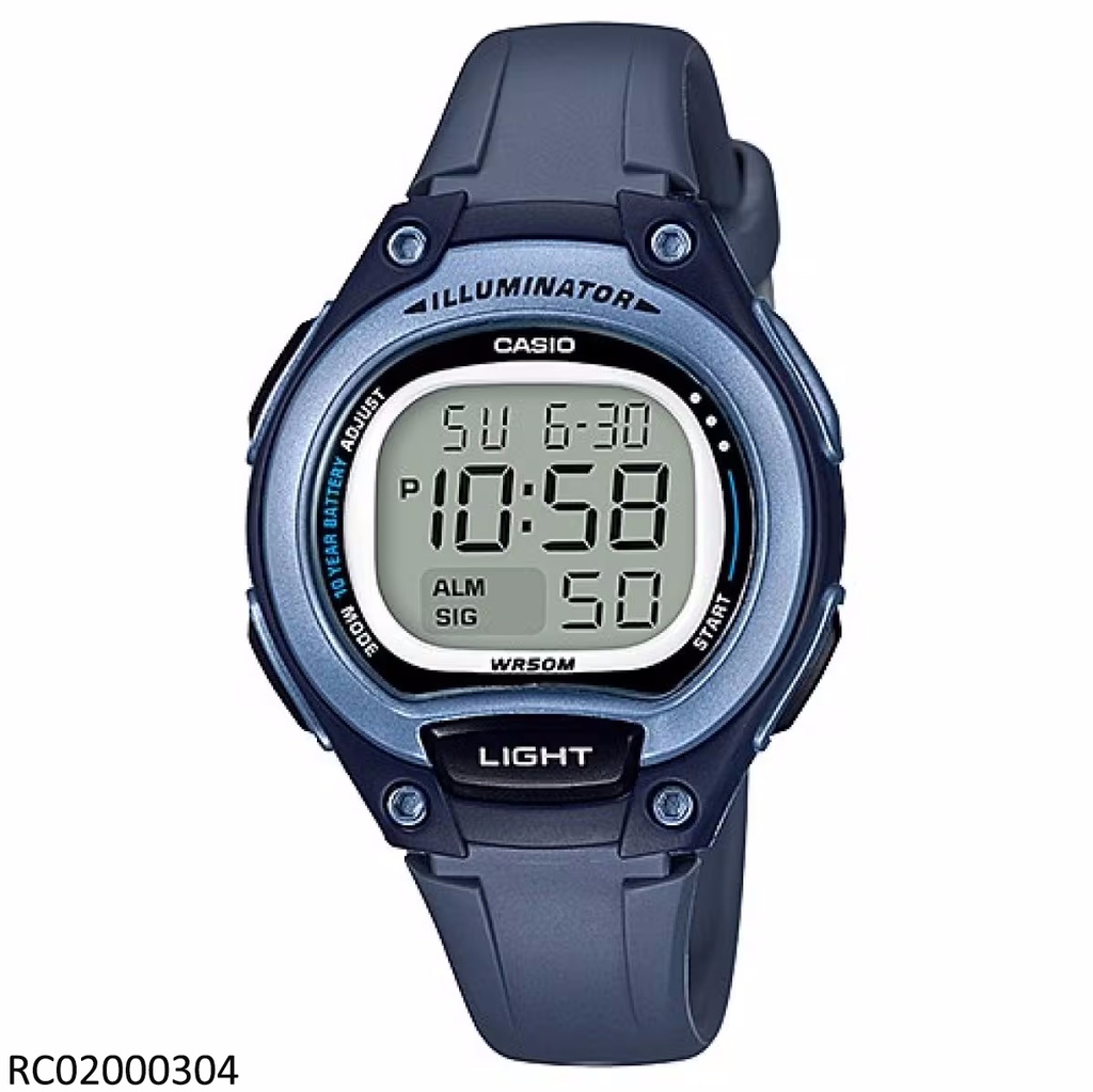 RELOJ CASIO DIGITAL DAMA LW-203-2AVDF SILICON AZUL