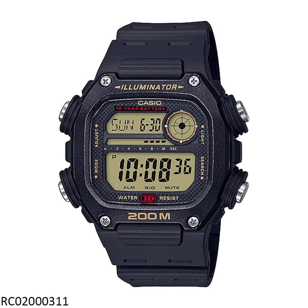 RELOJ CASIO DIGITAL CAB DW-291H-9AVDF SILICON NEGRO